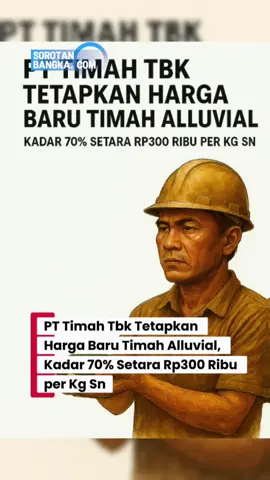 PANGKALPINANG – PT Timah Tbk resmi menetapkan nilai imbal usaha jasa penambangan (NIUJP) terbaru untuk mitra penambang timah alluvial per 8 Oktober 2025, menandai langkah strategis perusahaan dalam menyesuaikan harga dengan kadar logam Sn dan tingkat recovery produksi. Berdasarkan Instruksi Direksi Nomor: 0371/Tbk/INST-2000/25-S11.1, kadar Sn 70% kini dipatok senilai Rp210.000 per Kg Ore atau Rp300.000 per Kg Sn, sementara kadar di bawah 70% dikenakan biaya penurunan kadar. Penetapan harga ini bukan sekadar kebijakan teknis, tetapi bagian dari upaya memperkuat kemitraan antara PT Timah dan para penambang rakyat di wilayah Bangka Belitung agar tercipta transparansi, stabilitas harga, dan efisiensi rantai produksi logam nasional.  Langkah ini sekaligus memberi sinyal penting bagi pelaku industri pertimahan untuk beradaptasi terhadap dinamika pasar global yang terus berubah. #PTTimah #HargaTimah #InvestigasiEkonomi #TambangBabel #BeritaTerkini 