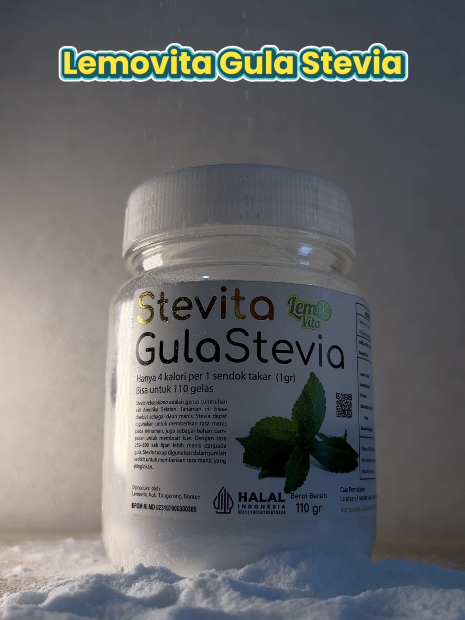 Kamu udah tau belum, ada gula manis yang tetap sehat? 🍃 Gula Stevia pakai 1 gram (4 kalori) rasa manisnya sama dengan gula biasa 7 gram (28 kalori)! Lemovita Gula Stevia dibuat dari tebu pilihan dan daun stevia alami, jadi aman buat penderita diabetes, obesitas, atau kamu yang lagi diet. Rasanya tetap manis tanpa rasa bersalah. Yuk mulai hidup lebih sehat dari sekarang! Ganti gulamu dengan Lemovita Gula Stevia — manisnya alami, sehatnya nyata! #gulasehat #lemovita #gulastevia #hidupsehat #tanpabatasmanis
