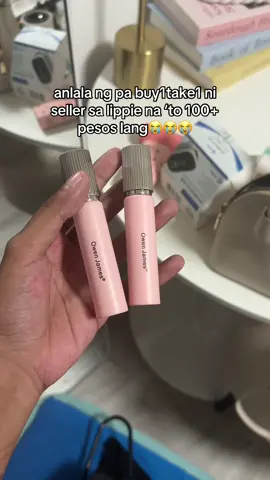 100+ pesos lang dalawa na agad😭😭 #owenjameslipstick #owenjames #buy1take1 #lippie #trending 
