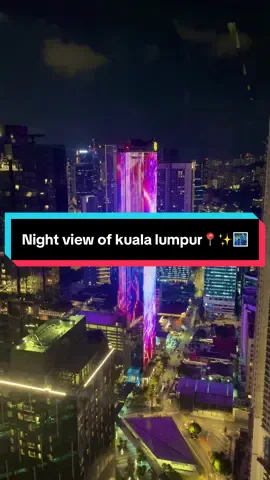 Night view of kuala lumpur📍✨🌃 #travelmalaysia #traveller_adnan #beautifullview #bukitbintang #kltraveller 