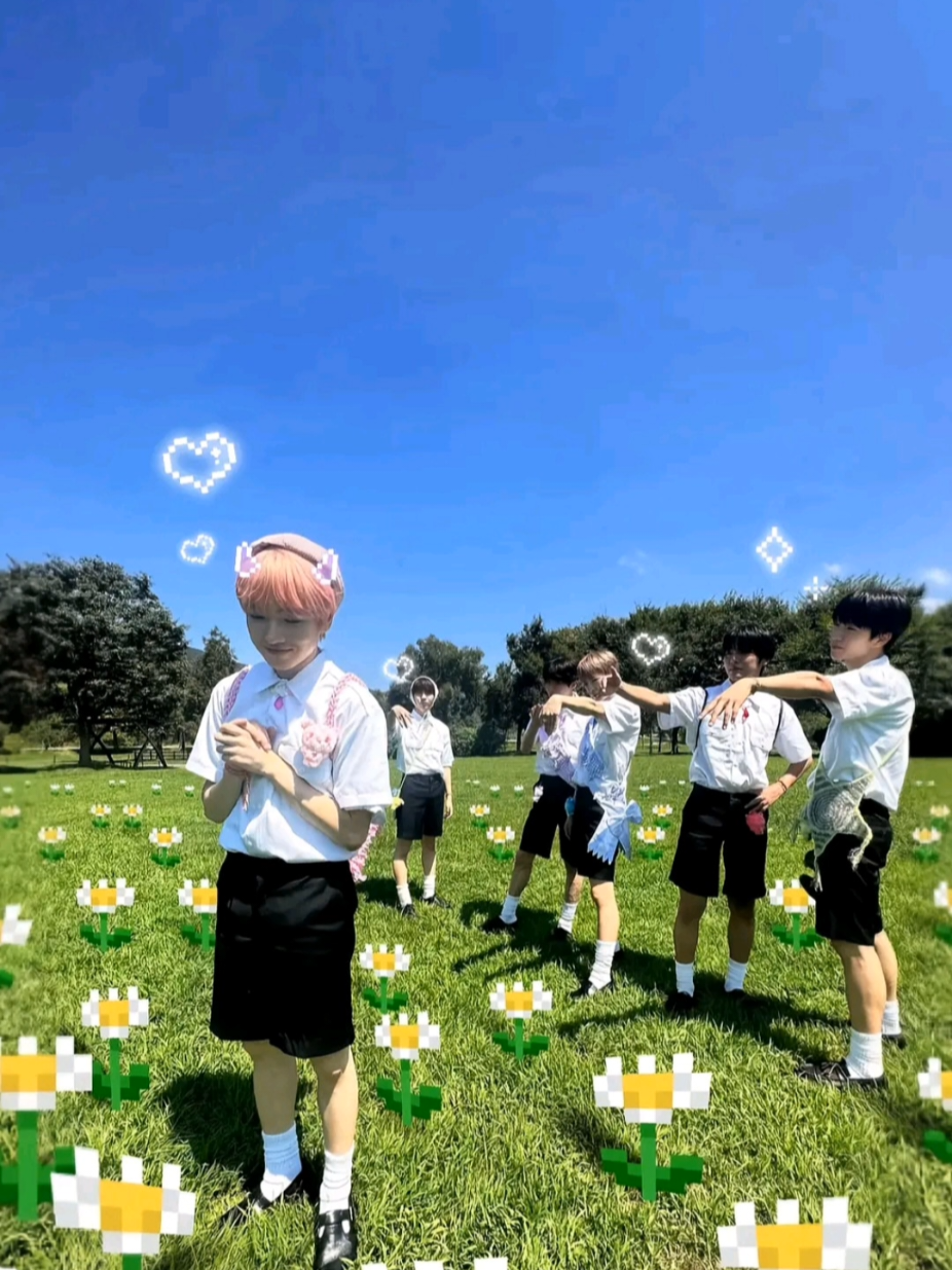 비율 지리는 아이돌  #시온 #리쿠 #유우시 #재희 #사쿠야  +료