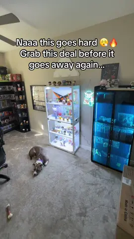 The gaming display #gamingroom #tiktokshopblackfriday #glassdisplaycabinet 