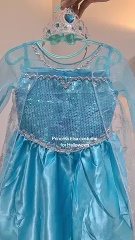 sobrang cute ng Elsa costume nato and very affordable langೄྀ #frozenelsa #elsacosplay #halloweencostume #princessdress #elsadress 