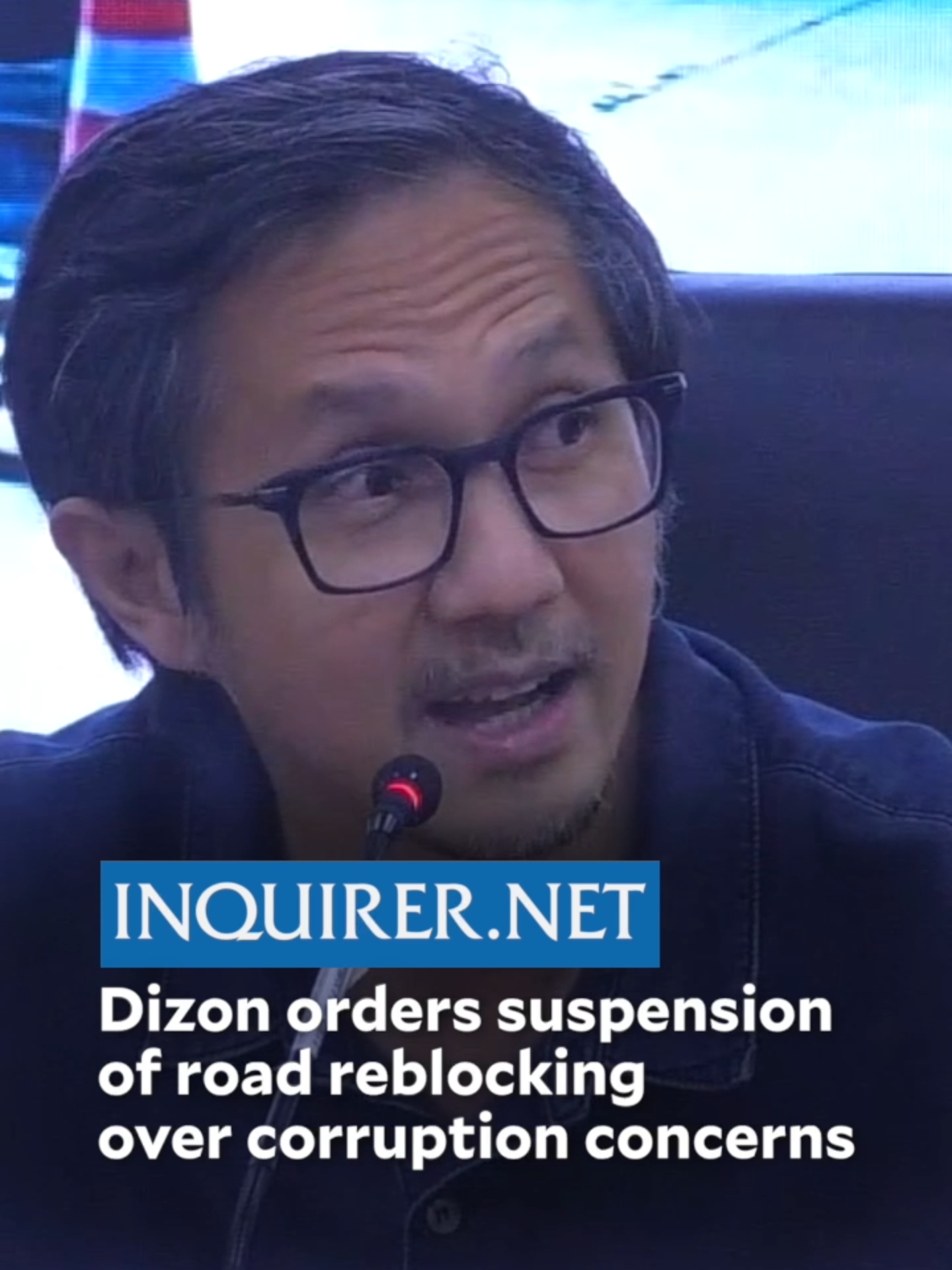 Public Works Secretary Vince Dizon announces an indefinite suspension of road reblocking nationwide due to allegations of corruption. #newsph #socialnews #tiktoknews #inquirerdotnet #dpwh