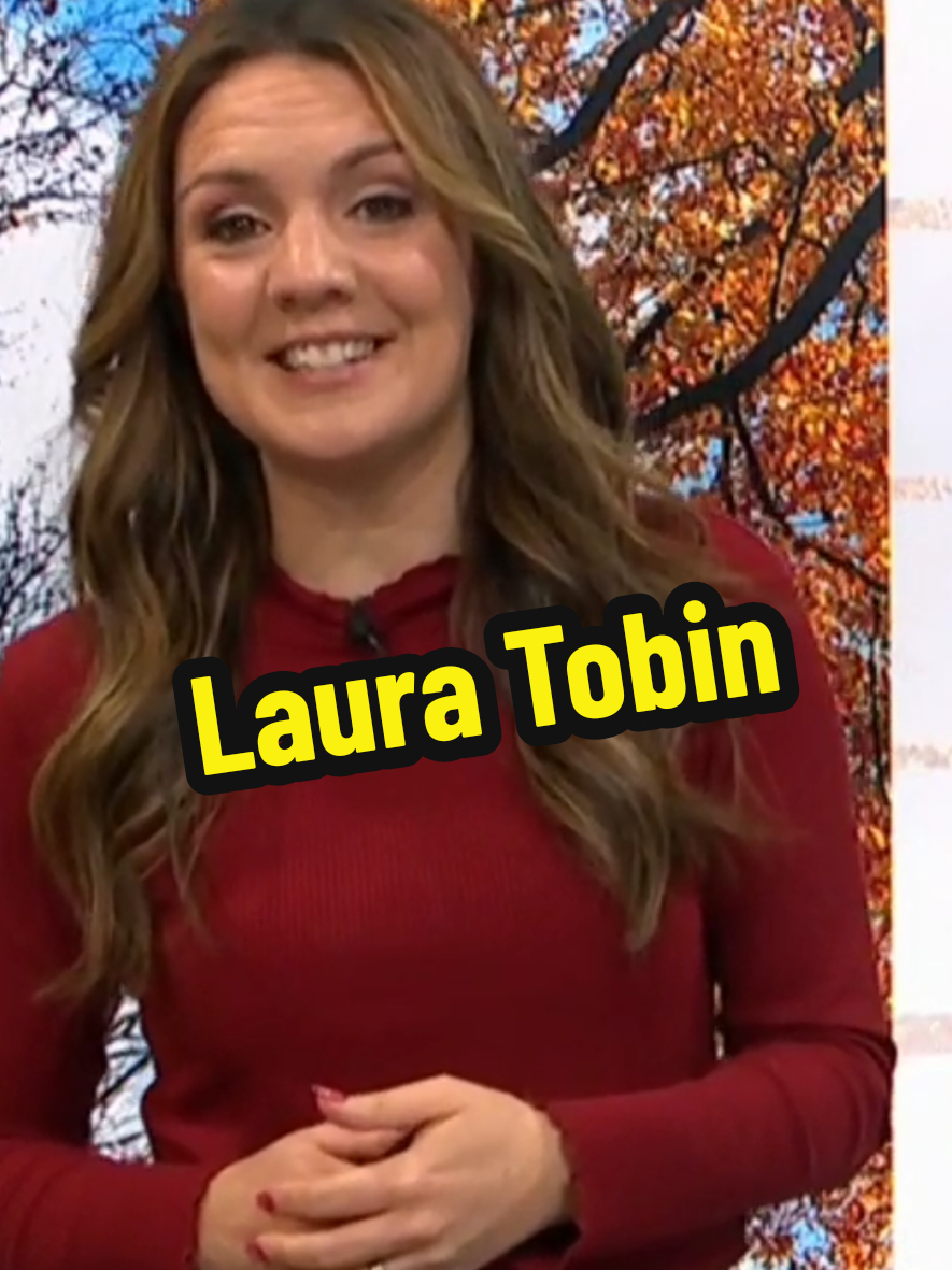 Laura Tobin This Morning 🔥 Enjoy A Full Weather Forecast From The Minx On Her Birthday Wearing Her Sexiest Leather Skirt! #LauraTobin #WOW 