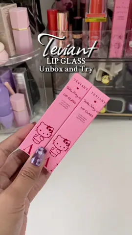 Teviant LIP GLASS unbox and try!  #teviant #lipglass #1010tiktokshoppingsale #lipfilter #foryou 