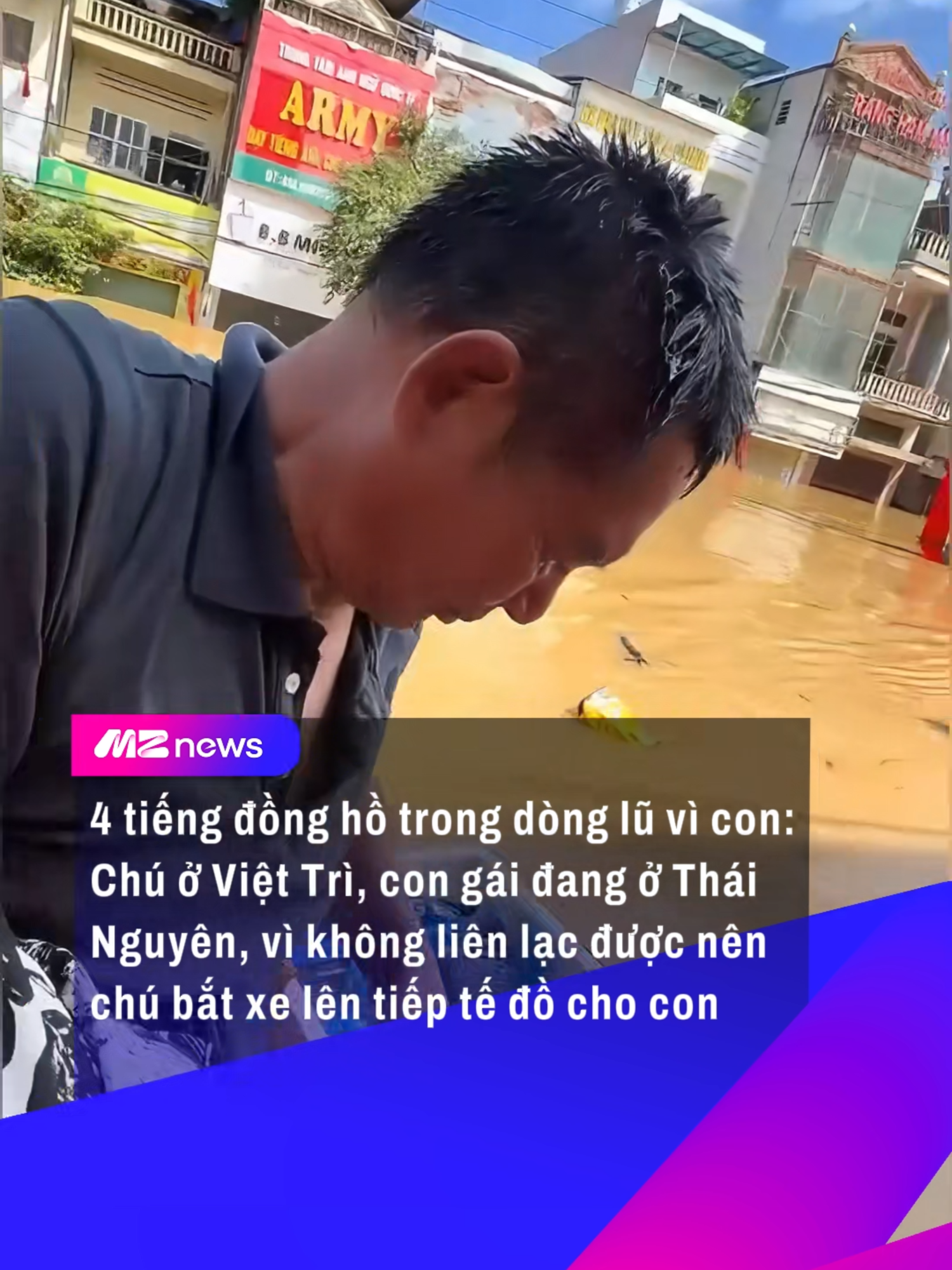 Chỉ có bố mẹ, dù biết có nguy hiểm cũng vẫn lao vào vì con #mznews #mznetwork #tiktokviral #tiktoknews #tiktokgiaitri #viralvideo