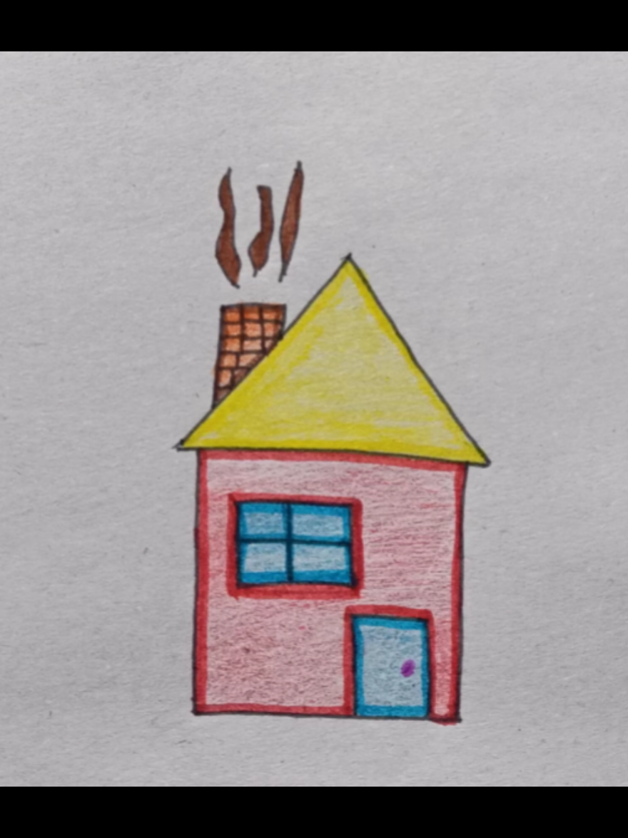 House Drawing Easy ✨🌈🌟🌹 #viralvideos #drawingtricks #drawings #drawingtutorial #drawingchallenge 