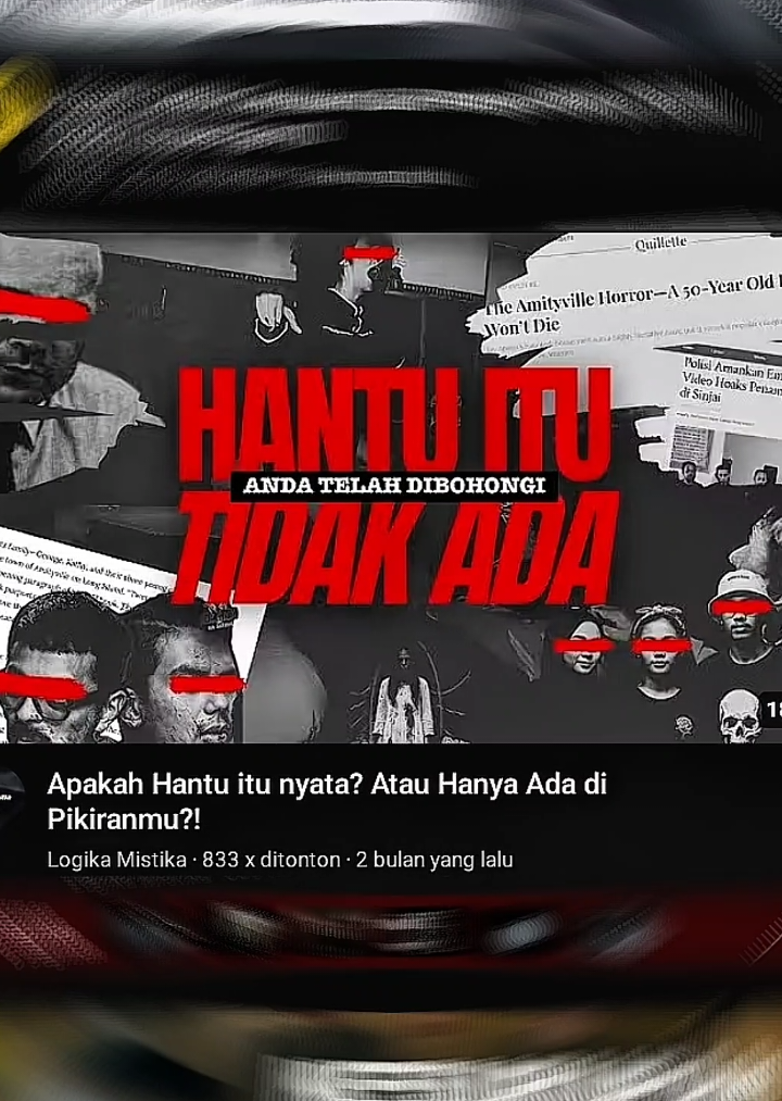 persetan dengan hal mistis semua hanyalah omong kosong 😹, SALAM AKAL SEHAT 🤭 #logika #sains #jjedukasi #jjelitis #fyp 