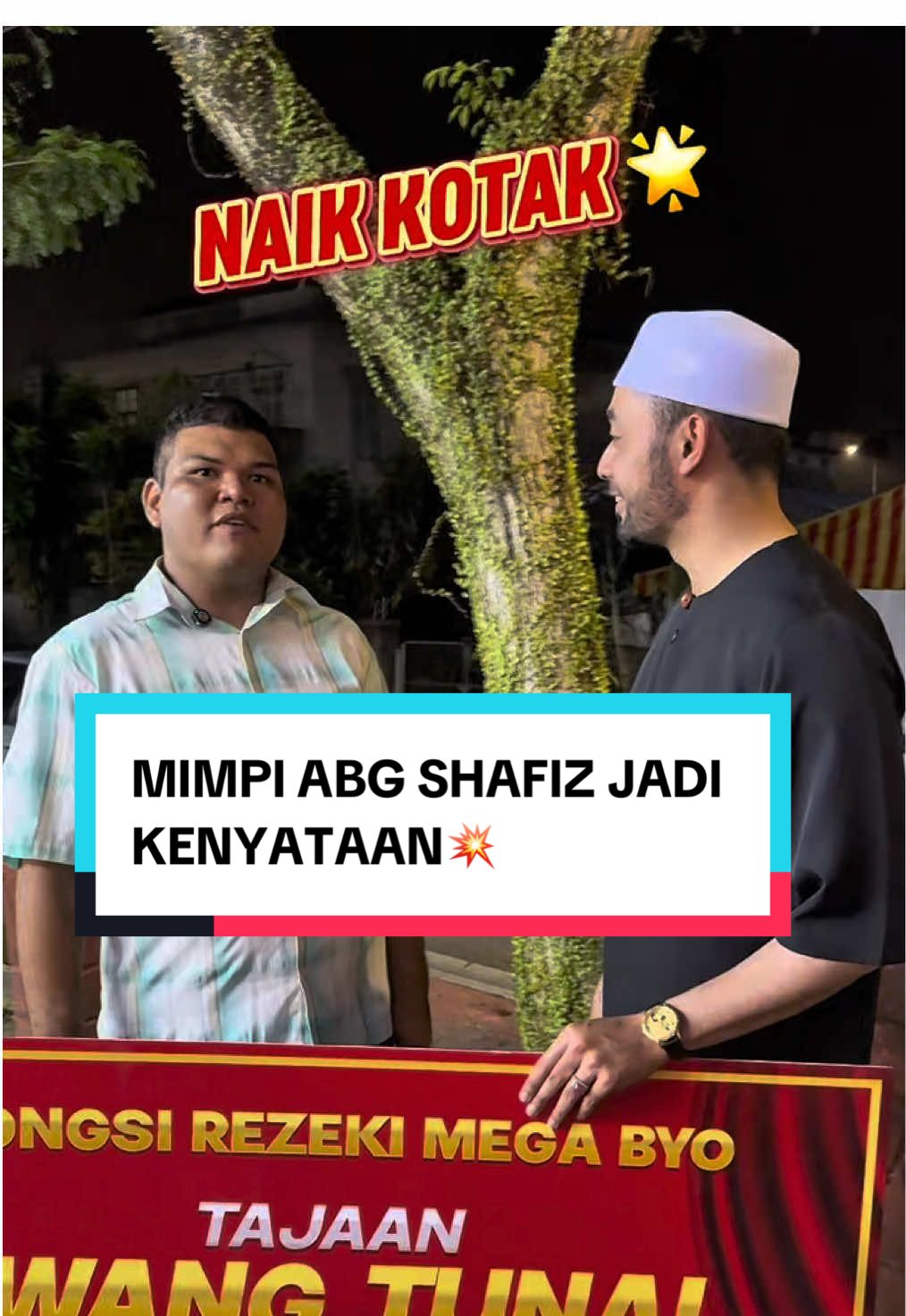 Replying to @kasturi Rasa bagai dalam mimpi saat nama diseru, Syukur alhamdulillah buat abg shafiz 🎉 @Shafiztomaz  #BOSSYEN #FOLLOWERS #PESTAKONGSIREZEKI #KONGSIBERSAMA