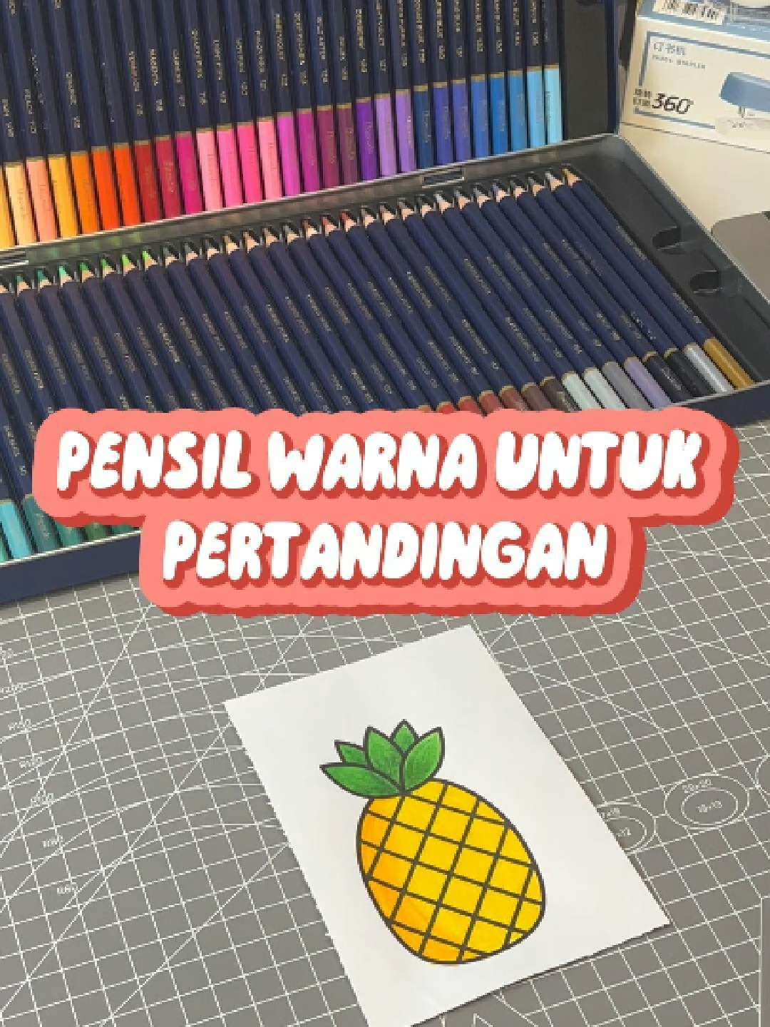 Memang sesuai untuk bawak masuk pertandingan mewarna! gunalah FINENOLO OIL COLOUR ni! 🥰💕#deli #deliart #fyp #foryoupage #c122