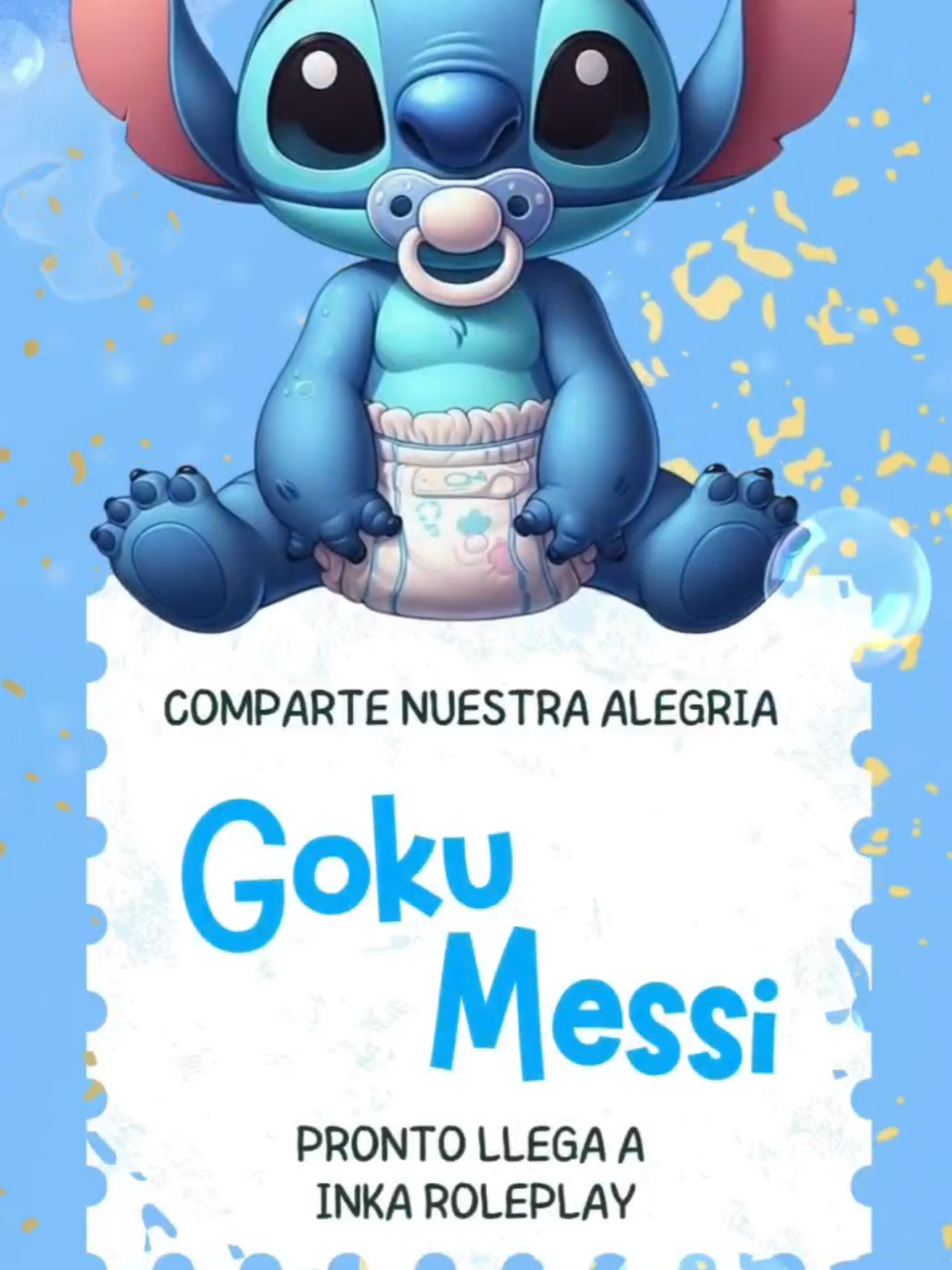 Todos invitados al baby shower de goku messi @iamcanita @iamalexiss@sannetsire @baby4loo @inkaroleplayv2 #inka #fivemrpserver #fivemrp
