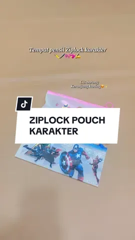 Serbaguna banget buat simpan alat tulis atau yang lainnya yaa #tempatpensil #tempatpensilkarakter #ziplockkarakter #ziplock #viral 