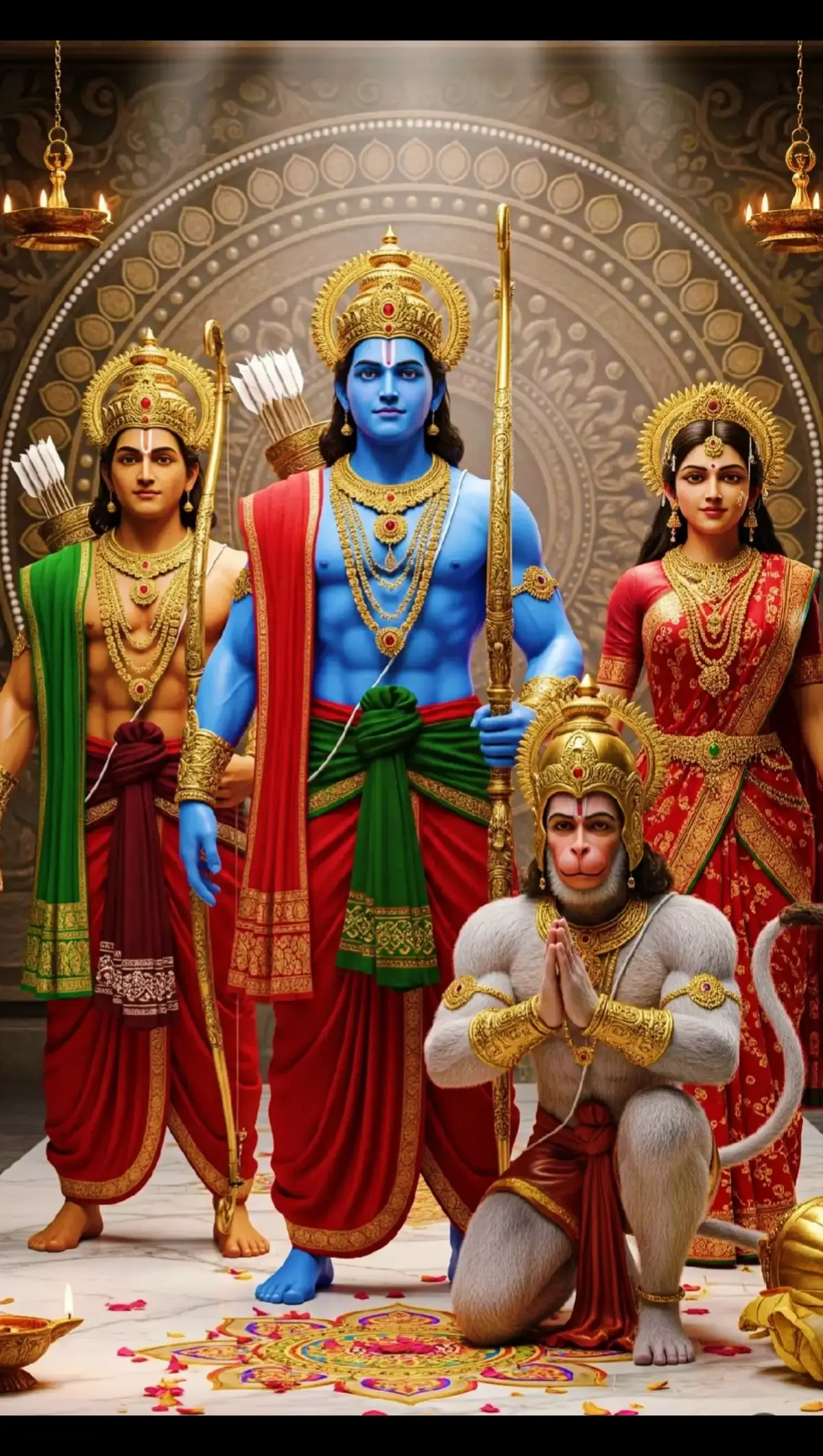 रघुपति राघव राजा राम 🙏🙏🚩🚩#ram #sitaram #hanuman #unfreezmyaccount #growmyaccount 