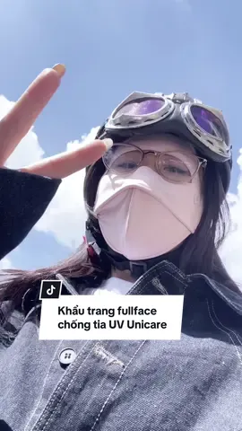 Ra nắng là không thể thiếu khẩu trang Fullface ☀️🕶️ #ztzann #reviewdoxinh #khautrangfullmat #unicare #khautrangchongnang 