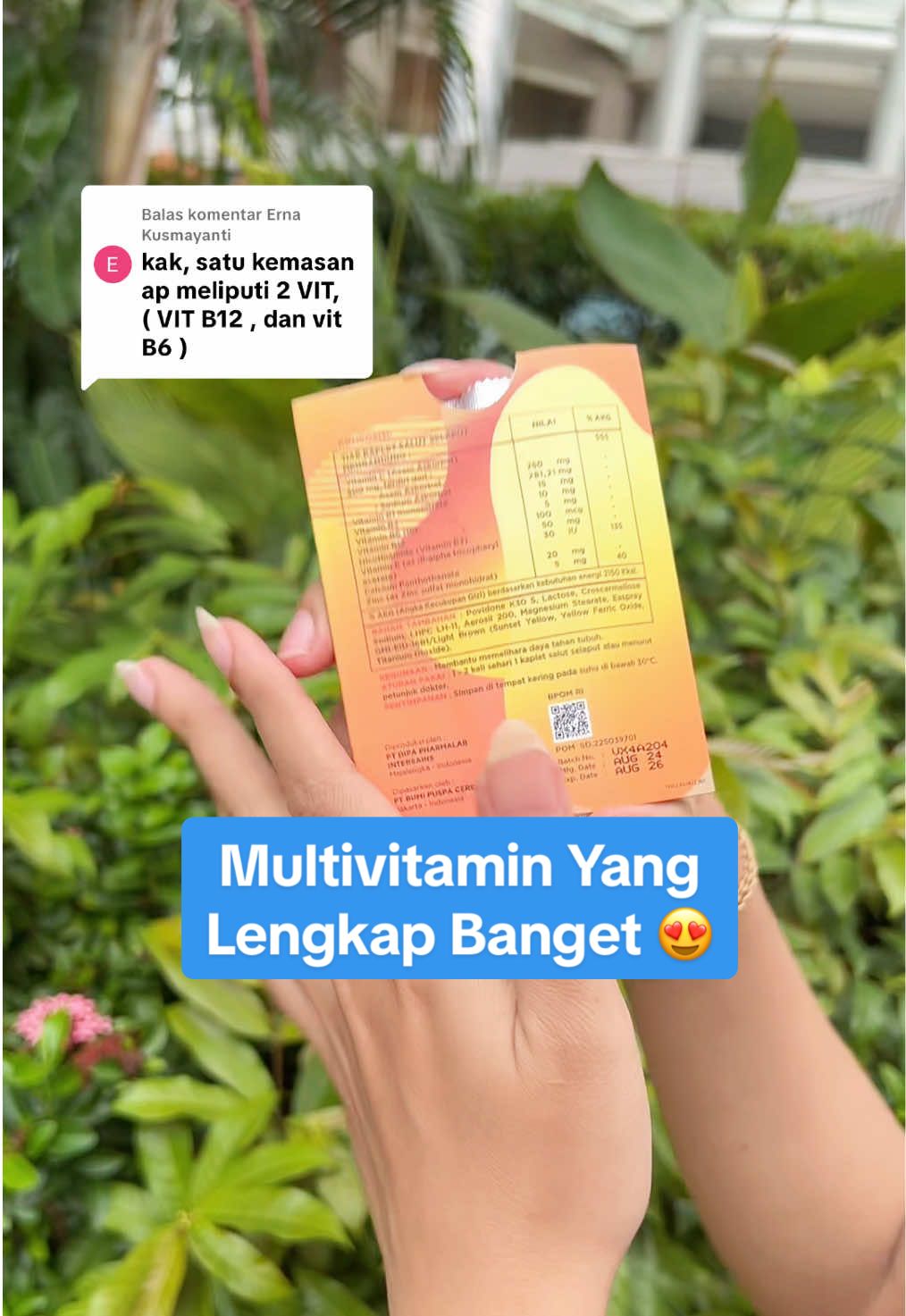 Membalas @Erna Kusmayanti Ada dong kakk..  Prozeb Tomo Kenko tuh lengkap bangetttt ingredients nyaa, kalo kamu butuh vitamin B Kompleks minum Prozeb ajaahh 😍😚 Bisa diminum 1x sehari setelah makan yaahh 🥰 #tomokenko #vitamintomokenko #prozebtomokenko #vitaminbcomplex 