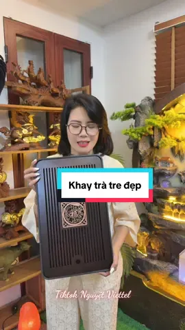 Khay trà tre đẹp #nguyetviettel #tiktokshop #xuhuong #khaytra 