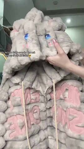Hoodie thỏ 1xx đầu vụ đón Gió mùa sắp tới - siu phẩm dày sụ như cái chăn #xh #tiktok #hot #viral #nỉ 