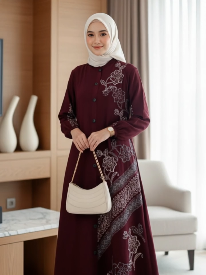 gamis yang bikin kamu bebas gerak dan nyaman seharian! bahannya adem, jatuhnya pas. siap tampil stylish tanpa ribet? cek koleksi keranjang ini sekarang! ✨#gamisnyaman #OOTD #ootdadem #ootdhijab #gamisanggun 