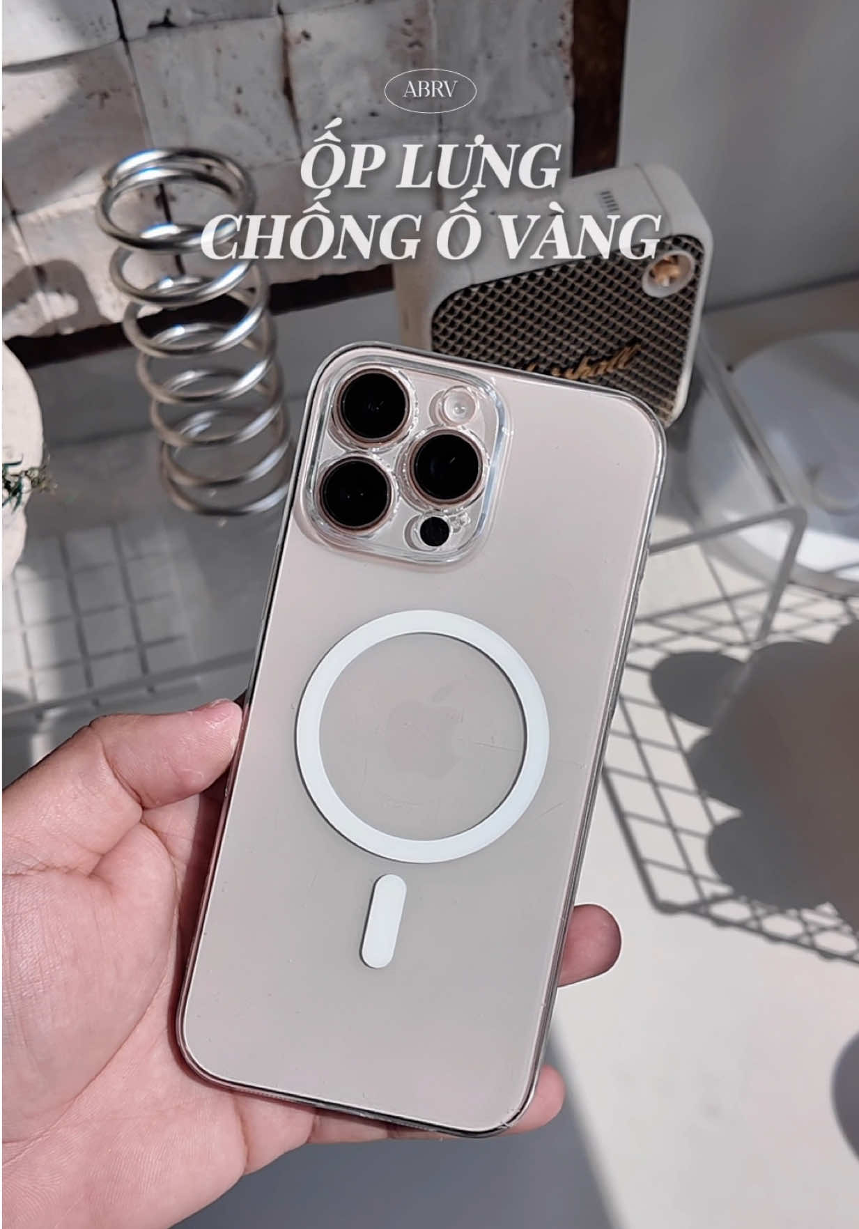 Ốp trong suốt chống ố vàng  #anhbeoriviu 