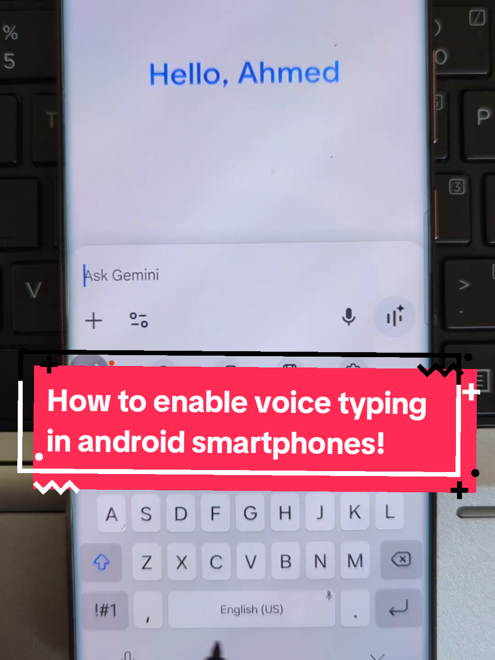 How to enable voice typing in android smartphones! Turn your spacebar into typing open settings, General management, Samsung keyboard settings, Swipe, touch and feedback, Touch and hold spacebar, pick voice input or Cursor control. #samsungkeyboard #tipsandtricks #samsung #android #LearnOnTikTok 