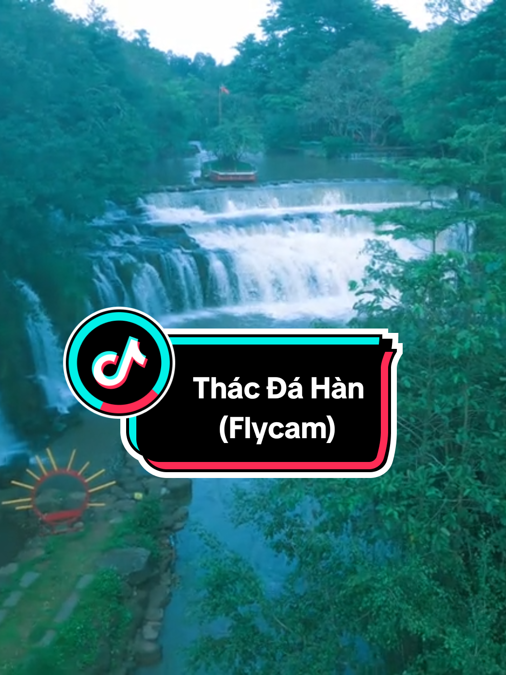 Thác Đá Hàn - Sông Trầu, Trảng Bom, Đồng Nai #travel #tiktokgiaitri #maru #fyp #flycam 