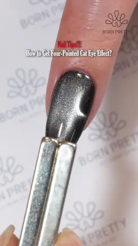 Four-Pointed Cat Eye Effect tuto!💕🙌 Using #bornpretty ✨6 Colors Pink Water Light Cat Magnetic Gel Polish Set (58479) Tap the link in my bio or visit bornpretty.com to get same nail supply💡 #nailart #nailsdesign #gelnails #naillove #glitternails #nailswag #allshineonme #nailgel #fypシ゚ #naillover #nailtech #nailinspo #nailtutorial 