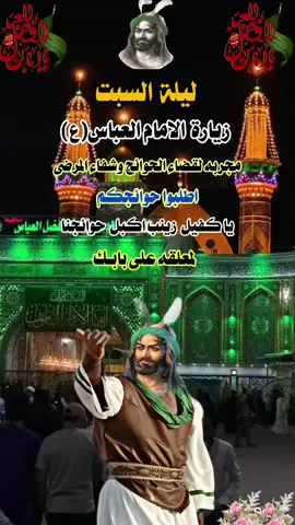 #ليلة_السبت_زيارة_اباالفضل_العباس #السلام_عليك_يا_ابا_الفضل_العباس_ع #أطلبوا_حوائجكم_ونادي_ياعباس  #greenscreen 🤲🕋🤲🕋🤲🕋🤲🤲🕋🤲