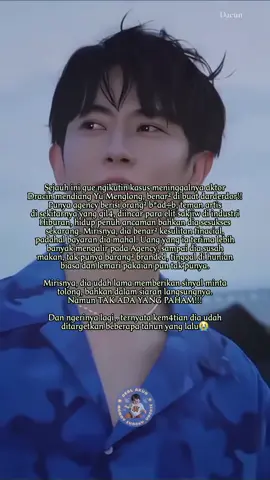 Aktor seganteng, selembut & sebaik ini, pergi dengan cara yg tak manusiawi😭 gue kalau jadi fansnya, move-onnya gimana??😭😭 #yumenglong #yumenglong于朦胧 #aktor #aktorchina #dracin 