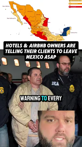 Some of my followers are reporting that Hotels and Airbnbs in Mexico are telling them to leave due to the threat of the Sinaloa Cartel! Help us spread this message!! #justice #wearecharliekirk #usa #mexico #america