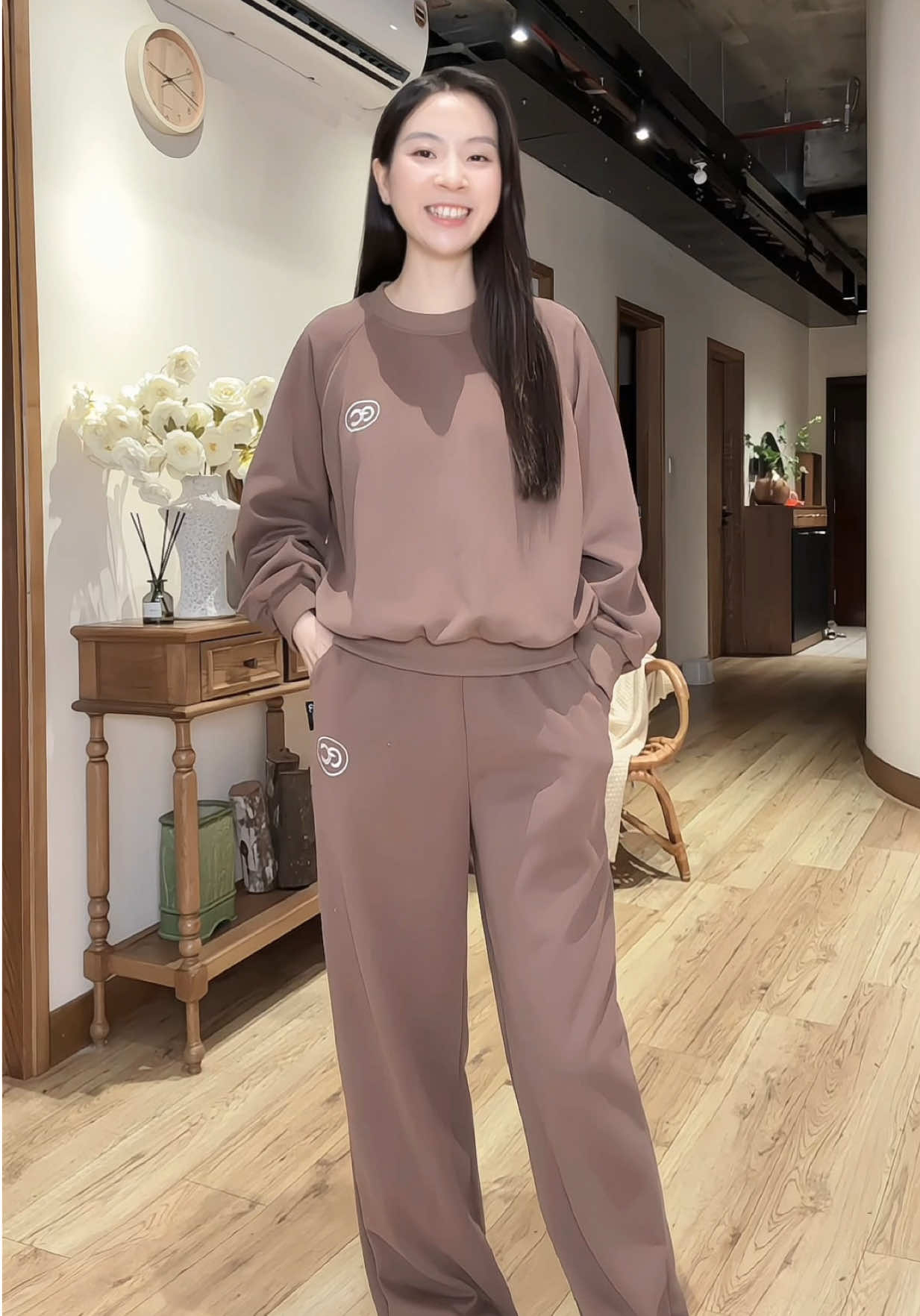 Set bộ nỉ chất từ nhà ra phố #linhlunglieng #setboni #setbonu #ecochic  