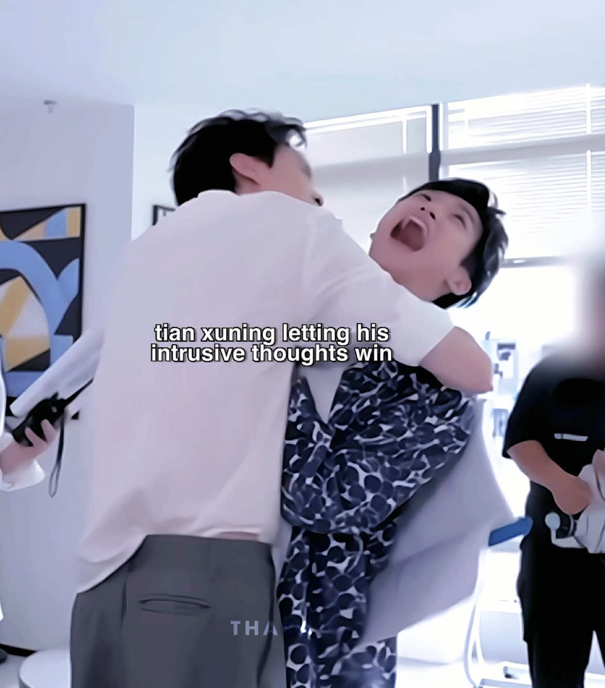 man has thousand of ideas to spice up the scene 🤣 #tianxuning #ziyu #revengedlove 