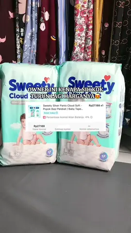Buruan Cekout pampers sweety mumpung lagi promo😍 #pampersmurah #diapers #sweetysilverpants #sweety 
