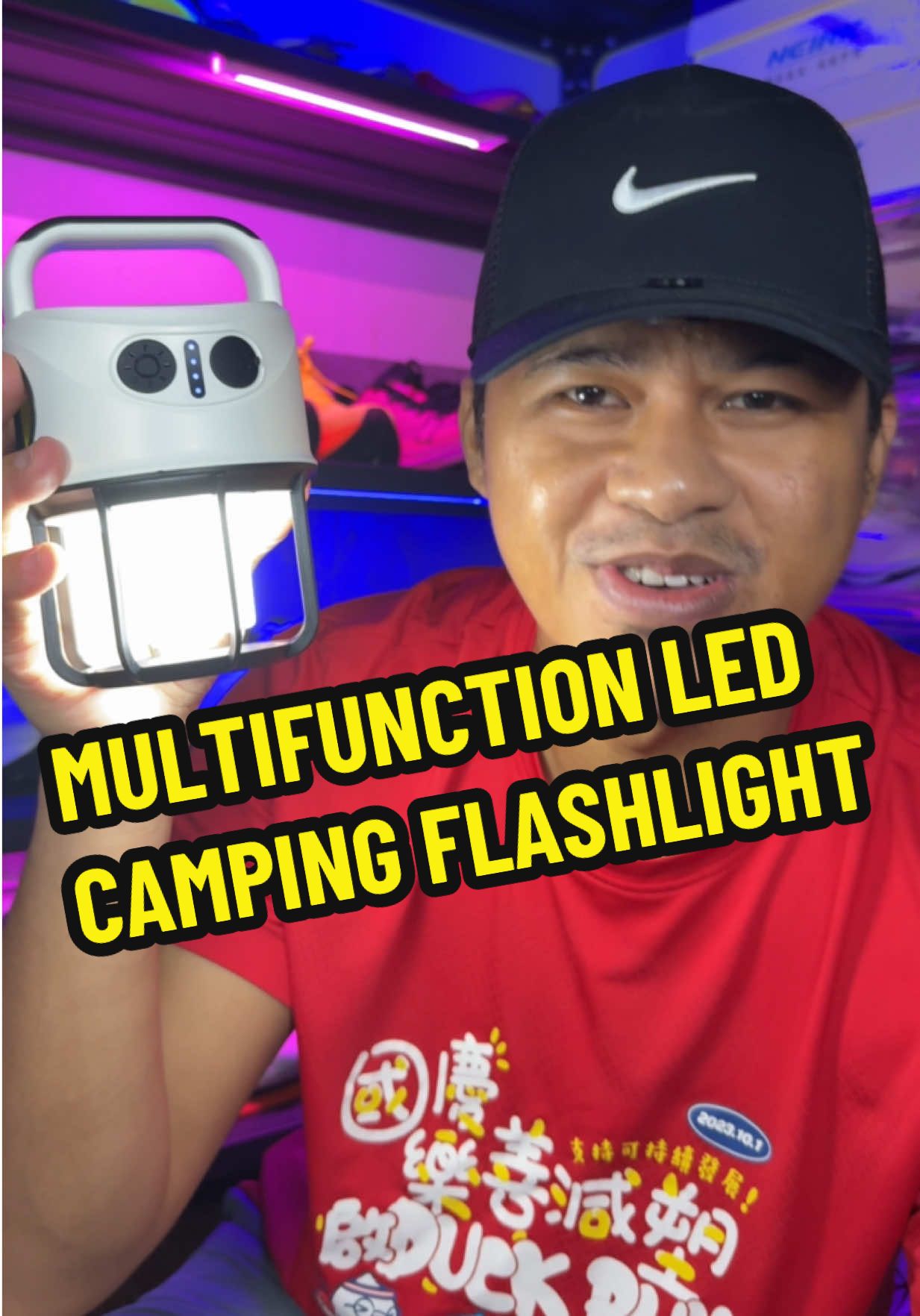 May camping light kana, flashlight, at powerbank pa! Murang mura pa at abs heavy duty plastic pa ginamit kaya siguradong very durable. #flashlight #ledflashlight #campinglight #multifunctionflashlight #waterproofcampinglight 