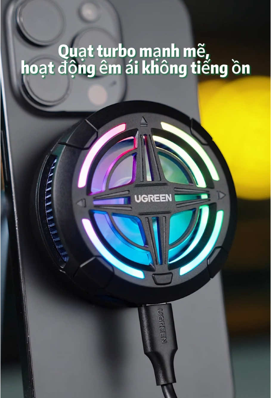 ❄️điện thoại đang nóng lên? Làm mát trong 2 giây!#ugreen #phonecooler #phonetips #gaming #gadgetsyouneed  #cold #fyp #cold #tecktok 