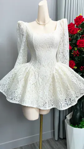 Váy ren xinh #vayxinh #vayditiec #vayren #viral #xuhuong 