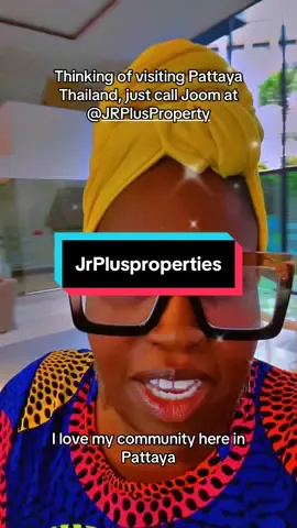 You guys have no idea how much of a blessing that Joom and her husband have been to me and my son.   We have a community that we can trust here!  And I want you guys to experience the same! @JRPlusProperty #thailand🇹🇭 #blackwomen #expats #pattaya 