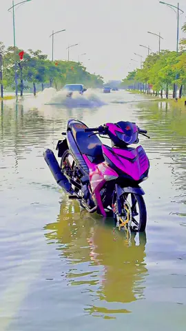 Chỗ ae có ngập không #xuhuongtiktok #ex150_style_malay #xemaytragop 