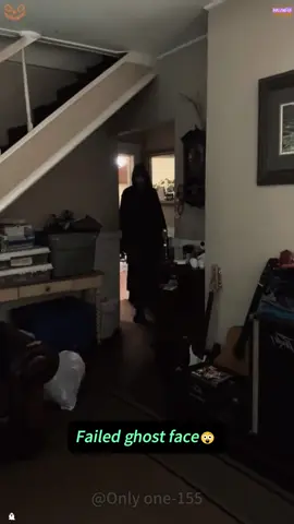 Failed Halloween#viral #fyp #ghostface #fail #funny