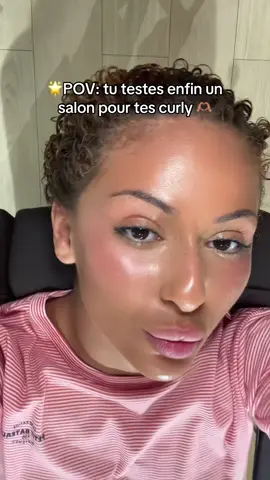 enfin un salon pour cheveux bouclés 👩🏽‍🦱👩🏼‍🦱👩🏻‍🦱🥹 #curly #curlyhair #transformation 