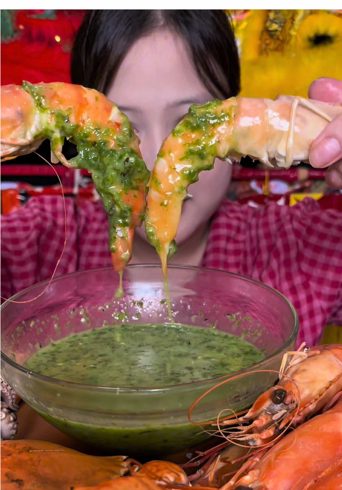 Trời ơi hải sản ăn với mùi tạt#mukbangvideo #rivewanngon #rivewdoan #ăncungtiktok 