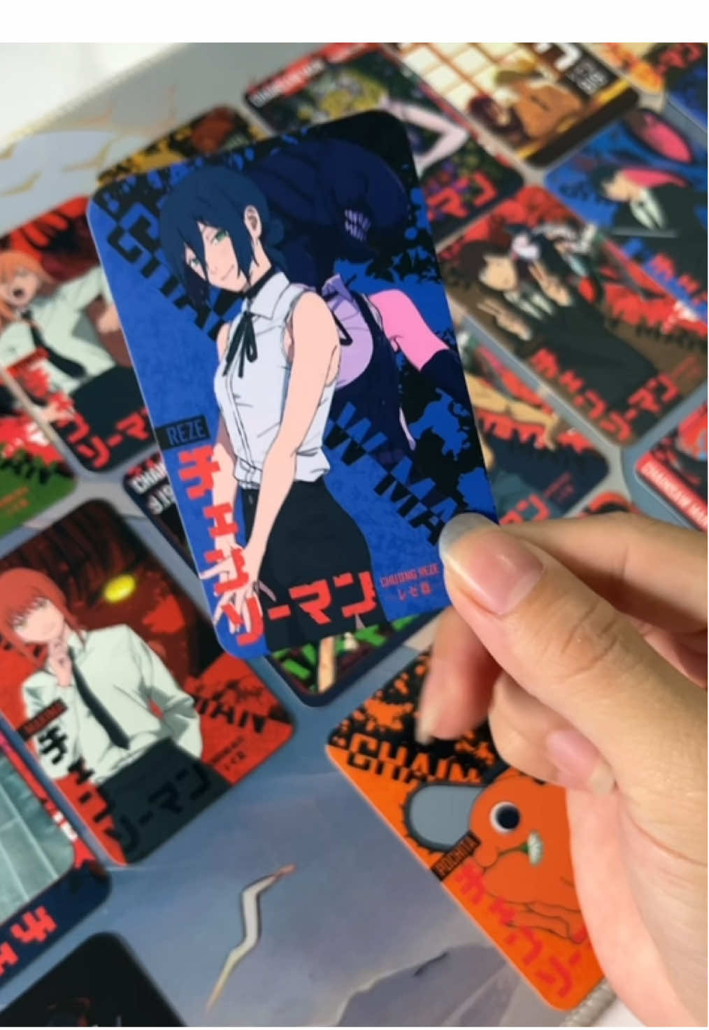 Bộ 30 card bo góc Chainsawman Reze Arc siêu đỉnh #chainsawman #reze #cardbogoc #cardchainsawman