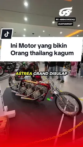 Motor indonesia yang bikin orang thailand kagum‼️ #kustomfest #fyp 