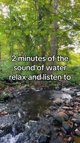 Listen to the 2 minutes of the song of water#fyp #asmr #nature #tiktoklive #livehighlights 