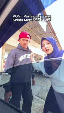 punya istri kaya gini tuh bisa jadi tameng buat suami 🤣 @Auzura.qr 