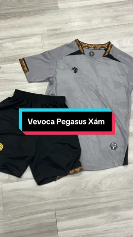 Quần áo bóng đá Vevoca Pegasus xám #TikTokAwardsVN #aobongda #inaotheoyeucau #xuhuongtiktok 