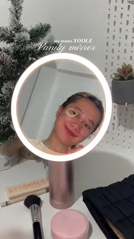 YOOLE Vanity Mirror🥹💗 #vanitymirror #portablevanitymirror #yoolevanitymirror #mirror #mirrorwithlight 