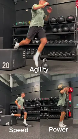 Do these 3 styles of training to become faster, stronger and more explosive 🚀 PROGRAMS IN BIO!  #athlete #power #speed #agility #strength 