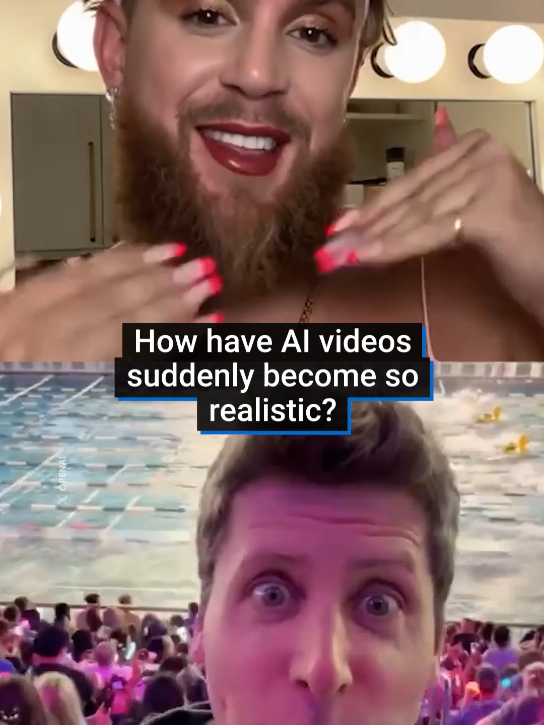 Celebrity AI deepfakes are now filling social media, with new video generation models making increasingly realistic content.  OpenAI's Sora2 has limited access and a watermark over every video, but the line between real and fake content is completely blurring. Jake Paul and HSTikkyTokky have even threatened legal action over repeated deepfakes in the past week.  #explained#samaltman#debunked#techtok#influencers