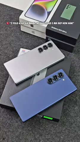 💥 “Z Fold 6 hạ giá mạnh, ngang Z Fold 5 mà đẹp hơn hẳn!” #samsung #zfold6 